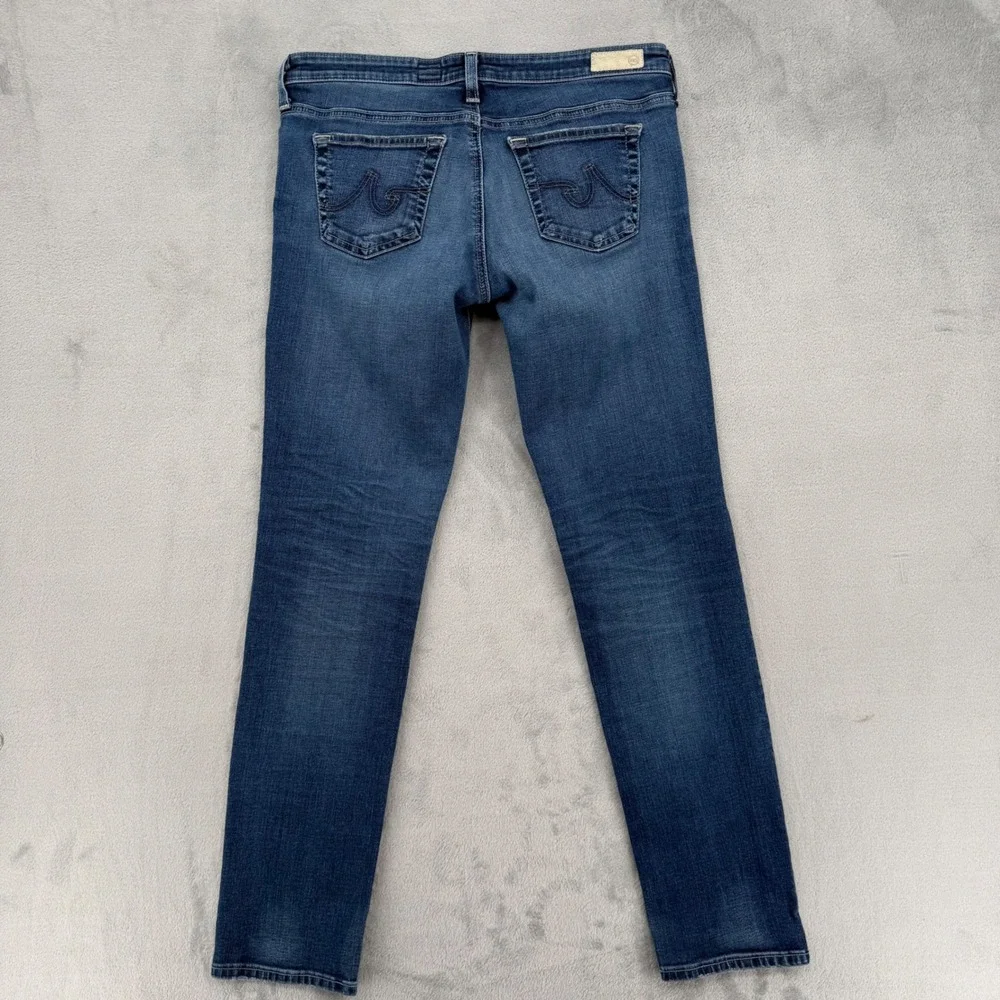 AG Adriano Goldschmied Stilt Cigarette Leg Jeans Blue Women's Size 29R - Picture 6 of 14